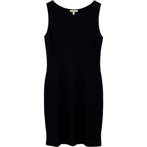 St. John Dresses & Skirts - St. John Caviar Dress Women 16 Black Wool Blend Santana Knit Sleeveless Sheath